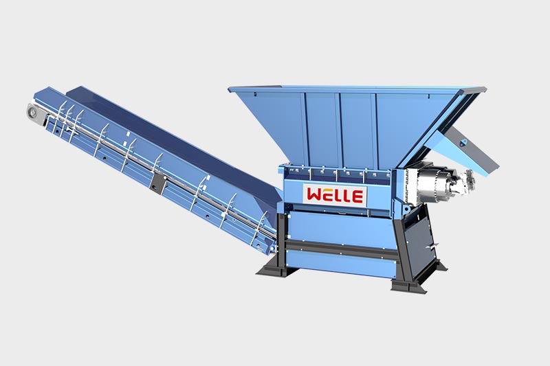 Hydraulic Twin Shaft Shredder